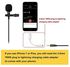 Lavalier Lapel Microphone Professional Grade Omnidirectional Mic Condenser Small Mini Perfect for Recording Podcast PC Laptop Android iPhone YouTube Interview ASMR External