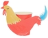 Meri Meri - On The Farm Rooster Party Cups- Babystore.ae