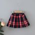 Toddler Girl's Skirt Elastic Waist Plaid Pleated Classic Skirt