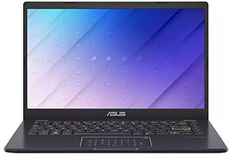 Asus E410MA-EK948T Laptop, Intel Celeron N4020, 4GB RAM, 256GB SSD, Intel UHD, 14 inch FHD, Win10- Peacock Blue