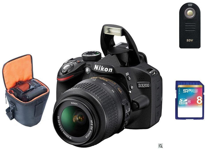 Nikon D3200 - 24.2 MP, SLR Camera, Black