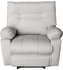 Classic Recliner Chair With Controllable Back Grey 92x95x80cm