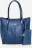 Tata Tio Leather Tote Bag - Blue