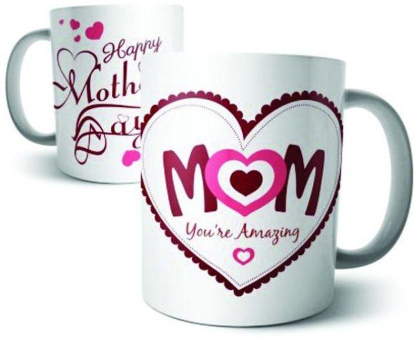 Mother's Day Gift - Cool Printed Porcelain Mug - 10 Oz
