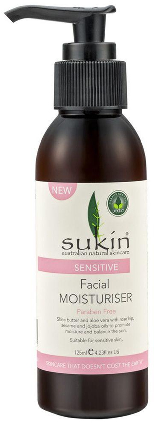 Sukin - Sensitive Facial Moisturiser 125ml- Babystore.ae