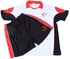 Didos Soccer Uniforms – White/Black/Red – L
