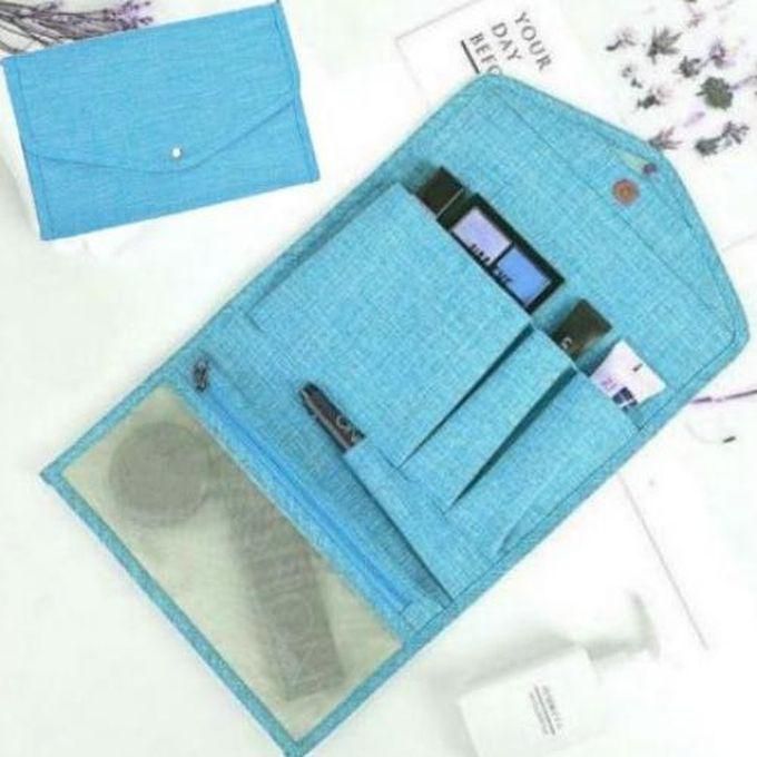 Multifunction Cosmetic Bag Makeup Case Pouch.light Blue
