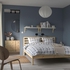 TARVA Bed frame, pine/Lindbåden, 140x200 cm - IKEA