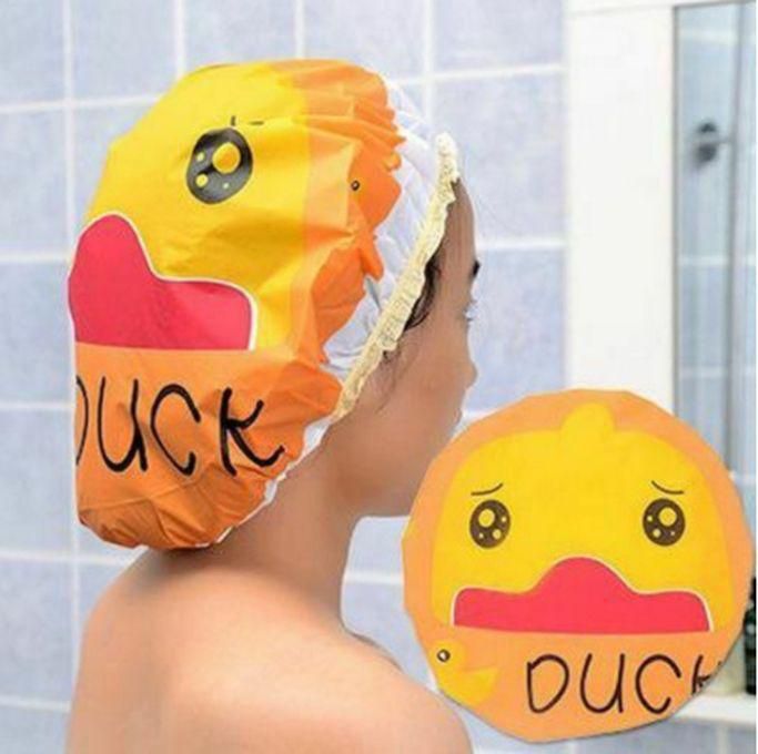 Cartoon Animal Waterproof Shower Cap Elastic Bath Cap