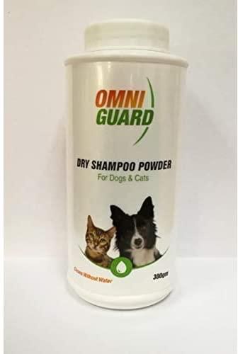 شامبو جاف من أومني جارد 300 جرام للكلاب والقطط.