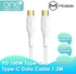 Mcdodo White Series 100W PD Type-C to Type-C Data Cable 1.2M/2M CA835