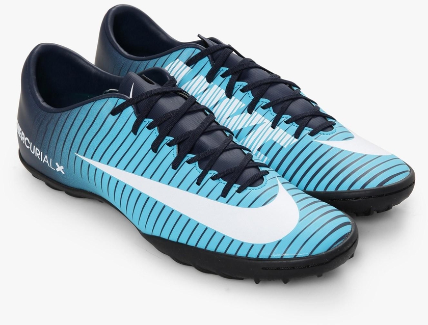 Blue MercurialX Victory VI Turf Football Shoes