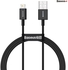 Baseus Superior USB-Lightning fast charging Data Cable 2,4 A, 2m, Black - CALYS-C01