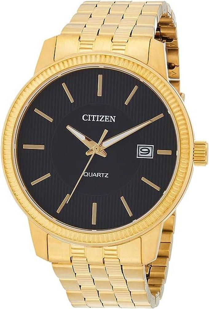 Citizen Watches Citizen Watch For Men, Quartz Movement, Analog Display, Gold Stainless Steel Strap-DZ0052-51E