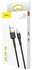 Baseus Lightning iOS USB Cable for Apple iPhone 12 Pro Max / 11 Pro Max / Xs Max / X / XR / SE 2nd / 7 / 8 / 6 / 7 Plus / 8 Plus / 6s Plus / 5s Fast Charging 2.4A - 1 Meter - Gold