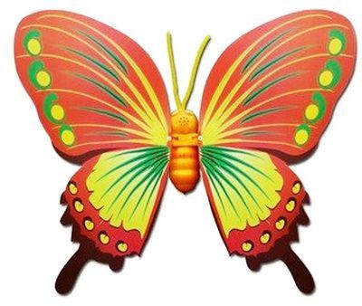 Colorful Butterfly with Wings moving & Music