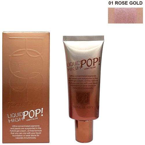 Rose Berry, Liquid High POP! Light Glow Highlighter, Rose Gold - 40 gm
