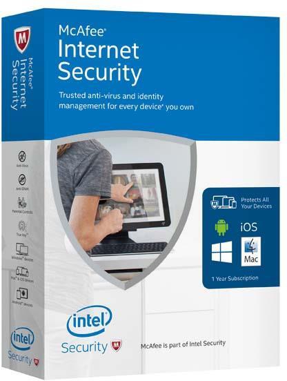 MCAFEE INTERNET SECURITY 2016 UNLIMITED DEVICE