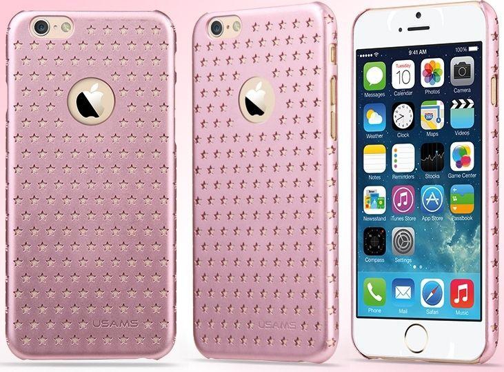 Usams Twinkle Mobile cover for Iphone 6 Plus - Pink