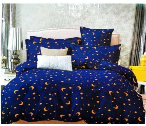 Bedsheet With 4 Pillow Cases And Duvet - Blue