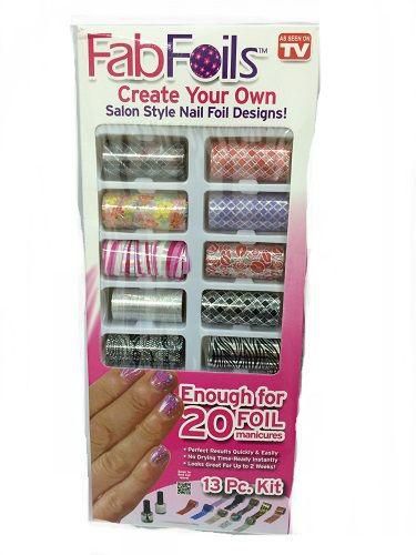 Salon style  nail foil design kit