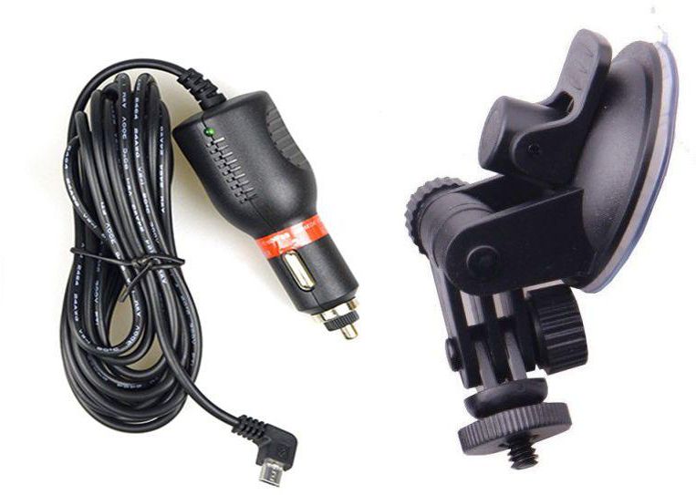 SJCAM Car Kit with Car Charger Mount and Suction Cup Bracket for SJ4000 SJ5000 SJM10 Camera Series