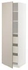 METOD / MAXIMERA خزانة عالية بأدراج, أبيض/Stensund بيج, ‎60x60x200 سم‏ - IKEA