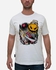 Printed Scary Halloween T-Shirt - White