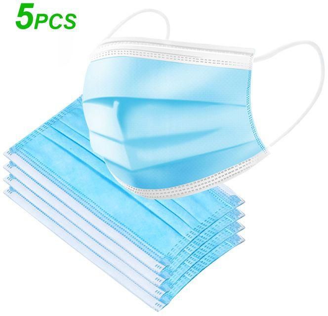Face Mask 3-ply Surgical (5 PCs)
