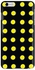 غطاء ستايلايزد رفيع بلون مطفي لهواتف ابل ايفون 6 بلس / 6S بلس - بتصميم نقط صفراء