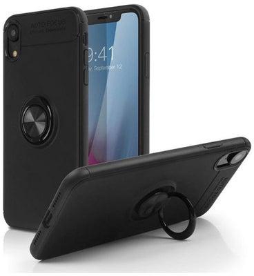Fpr Apple Iphone Xs Max Case With Ring Holder Magnetic Suction Bracket For Car Kickstand Shell Cover Black
