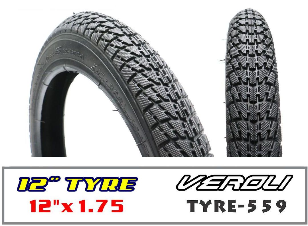 Veroli Bicycle Tire Size 12"x1.75