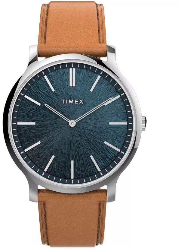 Timex T2V434 Men’s Expedition Scout Leather Strap Watch