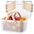 EPEDIC Mesh storage basket with handle, fruit and vegetable storage basket, multifunctional mesh basket, rectangular hand basket, storage basket, drain basket, iron small basket (white)