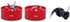 WonderChef Nutri-Blend Compact Food Processor With Atta Kneader- Red