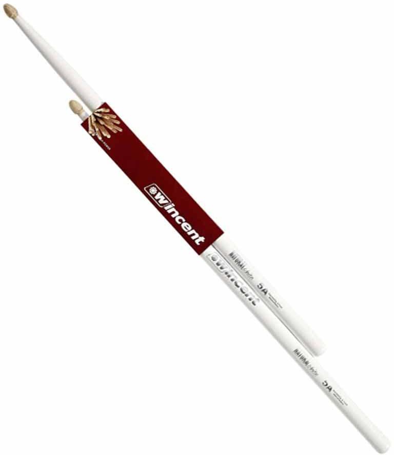 Buy Wincent 5ACW Hickory White Finish Drum Sticks -  Online Best Price | Melody House Dubai