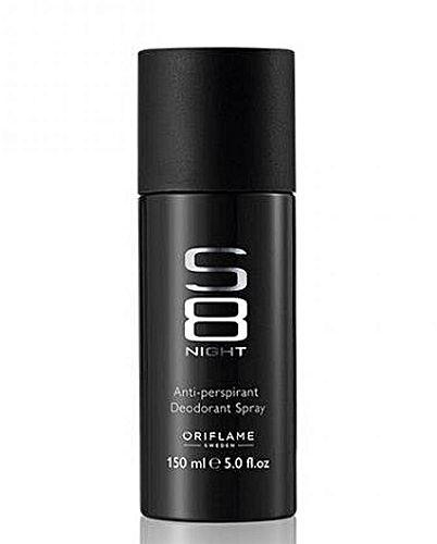 Oriflame S8 Night Anti-perspirant Deodorant Spray - For Men - 150ml