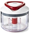 Zyliss Easy Pull Food Chopper And Manual Food Processor, White/Red, 750Ml, E910015