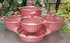 10pcs BOSCH Germany brand Granite cooking pots Cookware Set Maroon