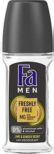 Fa | Roll On Deodorant with Lime and Ginger Scent for Men | 50 ml