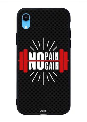 Skin Case Cover -for Apple iPhone XR No Pain, No Gain No Pain, No Gain