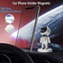 TERRIFI Astronaut Magnetic Phone Mount for Car Holder, 360° Adjustable Magnetic Car Phone Mount Magnet Phone Holder for Car Compatible with iPhone Samsung (White)