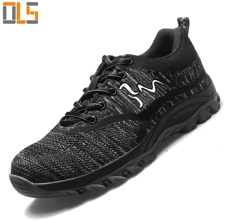 Men's Safety Shoes  Protective Footwear Lightweight Breathable Shockproof Fashion Sneakers