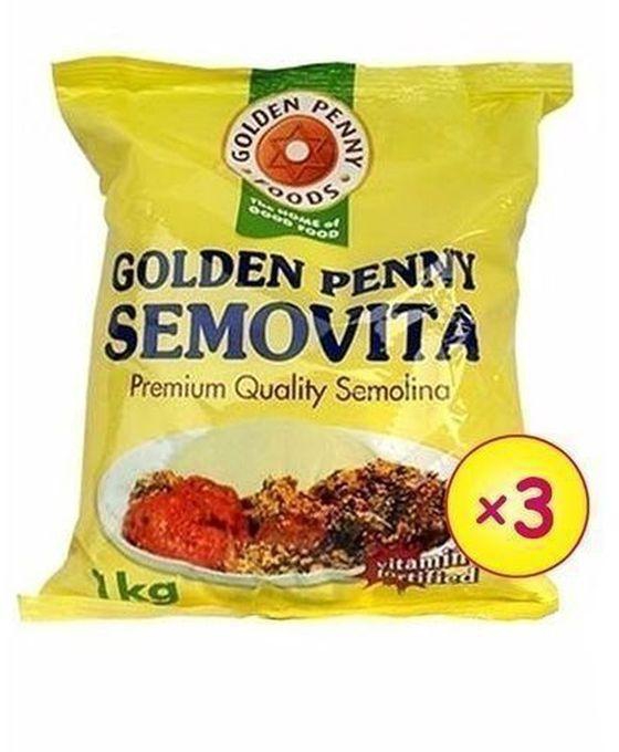 Golden Penny Premium Quality Semovita -1kg X 2