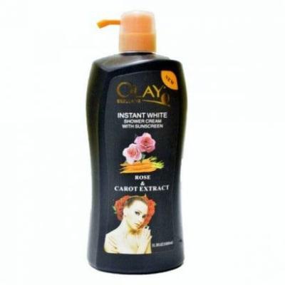 Olay Instant White Shower Cream with Rose & Carrot Extract - 1000ml