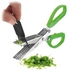 Home Stainless Steel 5 Blade Kitchen Scissors