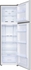 TCL 370 Liters Double Door Top Mount Refrigerator, Total No Frost Fridge &amp; Freezer With Powerful Interior LED Light And Large Crisper Drawer With Humidity Control, Inox, P370TMN