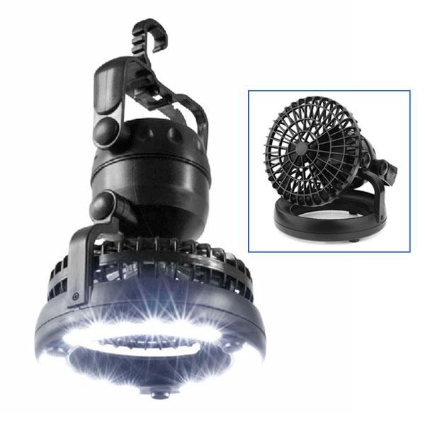 Gdeal 2-In-1 Camping LED Light Ceiling Fan with Hook