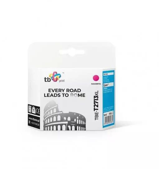 Ink. TB cartridgee compatible with Epson WF-3620 T2713 XL, new, Magenta | Gear-up.me