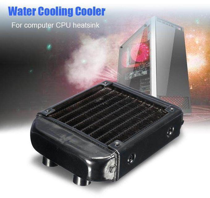 G1/4 Aluminum 8 Tube 120mm Computer Water Cooling Cooler For CPU Heat Sink